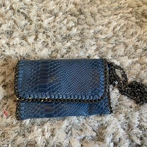 GENUINE LEATHER SNAKESKIN BAG